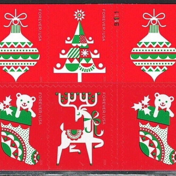 Mint US Holiday Delights Booklet Pane of 20 stamps 205665299378 - Picture 2 of 3
